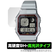 CASIO CLASSIC CASIO A130WE シリーズ 保護 フィルム OverLay 9H Brilliant for カシオ クラシック 9H 高硬度 透明 高光沢|スマートウォッチ|ウェ