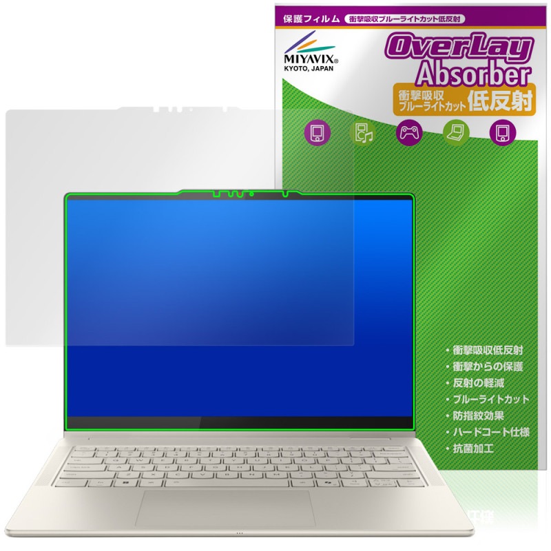 Lenovo Yoga 7i 2-in-1 Gen 10 14 ݸ ե OverLay Absorber ȿ for Υ 襬 ׷ۼ ȿɻ ֥롼饤ȥå 