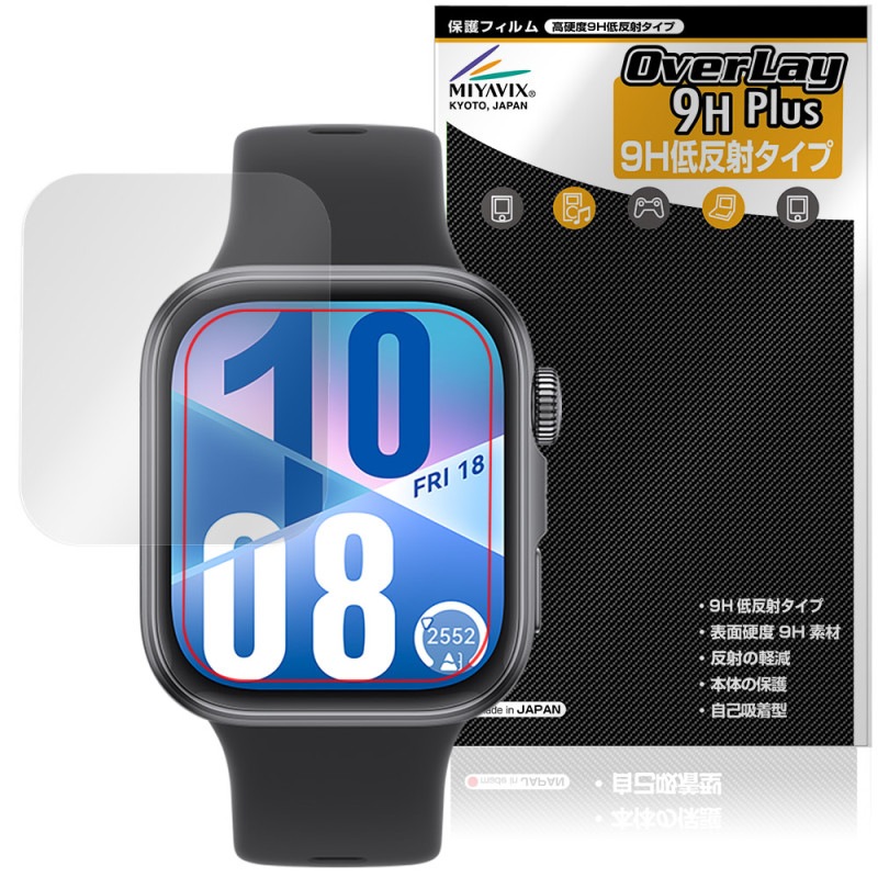 HUAWEI WATCH FIT 4 ݸ ե OverLay 9H Plus for ե ޡȥå 9H  쥢 ȿɻ