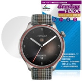 Amazfit Balance 2 保護 フィルム OverLay FLEX 低反射 for アマズフィット スマートウォッチ 液晶保護 曲面対応 反射防止 衝撃吸収|スマートウォッチ|ウェアラブルデ