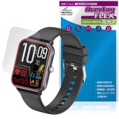 ドコモ スマートウォッチ01 Z146 保護 フィルム OverLay FLEX 高光沢 液晶保護 曲面対応 柔軟素材 衝撃吸収 透明|スマートウォッチ|ウェアラブルデバイス