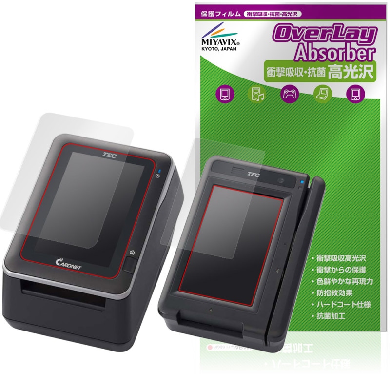 TEC JET-S CT-6100 PICT-6100 セット 保護 フィルム OverLay Absorber