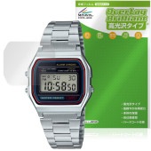 CASIO Collection STANDARD A158W シリーズ 保護 フィルム OverLay Brilliant for カシオ 液晶保護 指紋がつきにくい 指紋防止 高光沢|スマートウォ