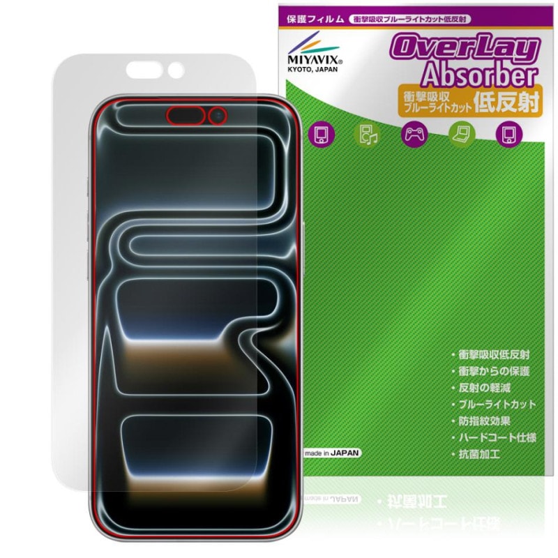iPhone 17 Pro Max �ݸ� �ե���� OverLay Absorber ��ȿ�� for ���åץ� �����ե����� �ץ� �ޥå��� �׷�ۼ� �֥롼�饤�ȥ��å� ����