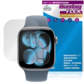 Apple Watch Series 11 42mm 保護 フィルム OverLay FLEX 低反射 for アップル アップルウォッチ 液晶保護 曲面対応 反射防止 衝撃吸収|スマートウォッチ|ウ