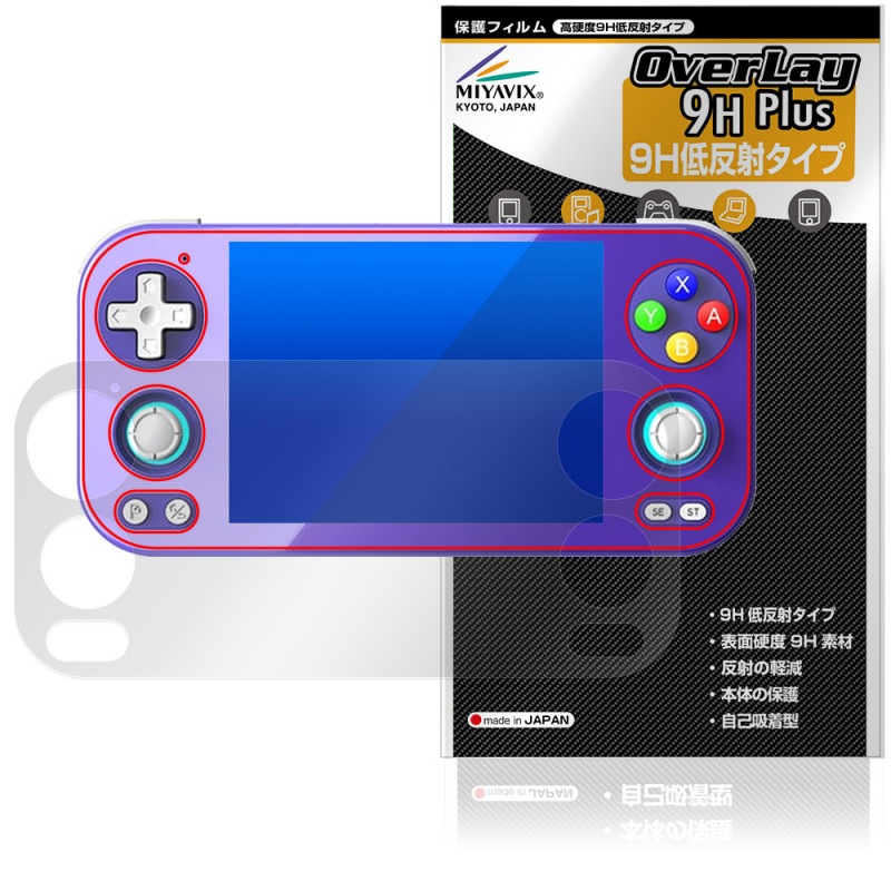 ANBERNIC RG 476H ݸ ե OverLay 9H Plus for С˥å ӥൡ 9H  쥢 ȿɻ