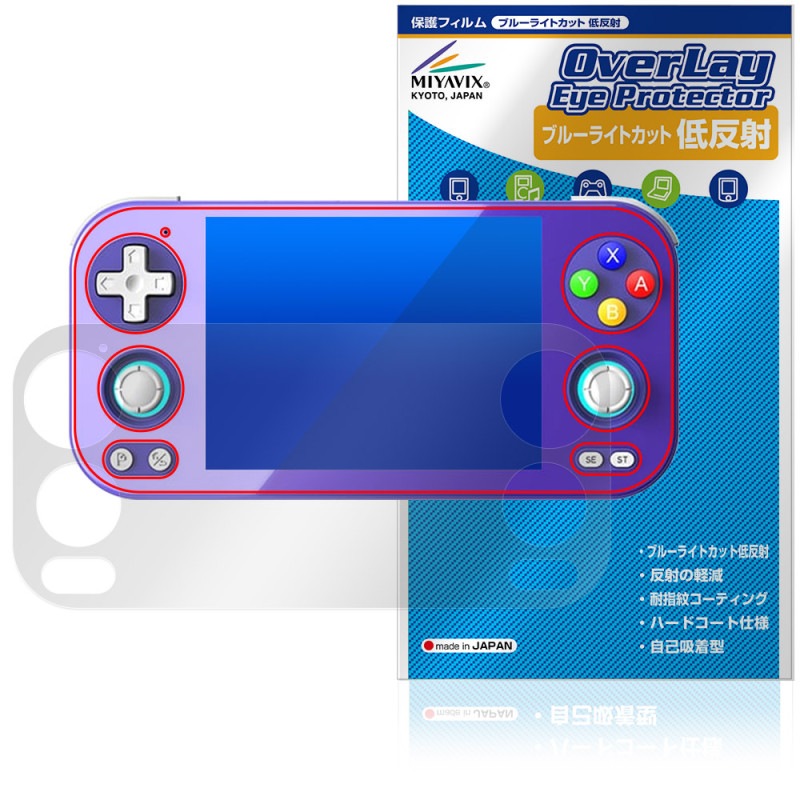 ANBERNIC RG 476H ݸ ե OverLay Eye Protector ȿ for С˥å ӥൡ վݸ ֥롼饤ȥå ȿɻ