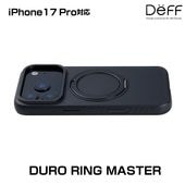 iPhone 17 Pro DURO RING MASTER for ե 17 ץ (ޥåȥ֥å) MagSafe  ե󥬡 Deff ǥ