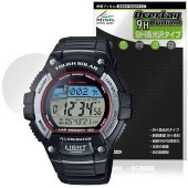 CASIO Collection STANDARD W-S220 シリーズ 保護 フィルム OverLay 9H Brilliant for カシオ 腕時計 9H 高硬度 透明 高光沢|スマートウォッ