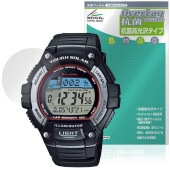 CASIO Collection STANDARD W-S220 シリーズ 保護 フィルム OverLay 抗菌 Brilliant for カシオ 腕時計 Hydro Ag+ 抗菌 抗ウイルス 高光