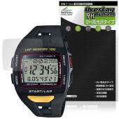 CASIO Collection SPORTS STW-1000 シリーズ 保護 フィルム OverLay 9H Brilliant for カシオ 腕時計 9H 高硬度 透明 高光沢|スマートウォッ