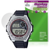 CASIO STANDARD MWD-100H シリーズ 保護 フィルム OverLay Absorber 高光沢 for カシオ 腕時計 衝撃吸収 高光沢 ハードコート 抗菌|スマートウォッチ|ウェ