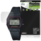CASIO Collection STANDARD F-84W 84W-1 保護フィルム OverLay 9H Brilliant for カシオ 腕時計 9H 高硬度 透明 高光沢|スマートウォッチ