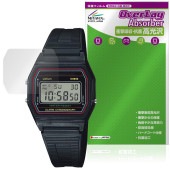 CASIO Collection STANDARD F-84W 84W-1 保護フィルム OverLay Absorber 高光沢 for カシオ 腕時計 衝撃吸収 高光沢 ハードコート 抗菌|スマー