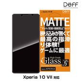 Xperia 10 VII �� ���饹�ե���� High Grade Glass Screen Protector for �������ڥꥢ 10 VII �ޥå� Deff