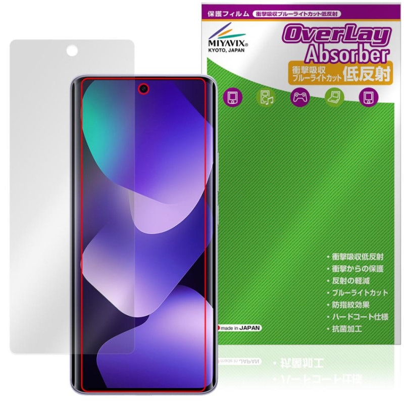 Xiaomi REDMI Note 15 5G �ݸ�ե���� OverLay Absorber ��ȿ�� for ���㥪�ߡ� ��ɥ� �Ρ��� �׷�ۼ� �֥롼�饤�ȥ��å� ����
