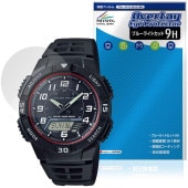 CASIO Collection STANDARD AQ-S800W ���꡼�� �ݸ�ե���� OverLay Eye Protector 9H for ������ �ӻ���  ����� �֥롼�饤�ȥ��å�