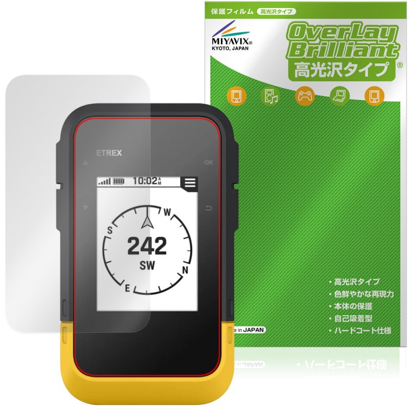 GARMIN eTrex SE �ݸ�ե���� OverLay Brilliant for �����ߥ� �����ȥ�å��� �վ��ݸ� ���椬�Ĥ��ˤ��� �����ɻ� �����