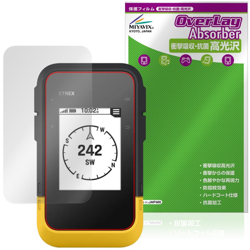 GARMIN eTrex SE �ݸ�ե���� OverLay Absorber ����� for �����ߥ� �����ȥ�å��� �׷�ۼ� ����� �ϡ��ɥ����� ����