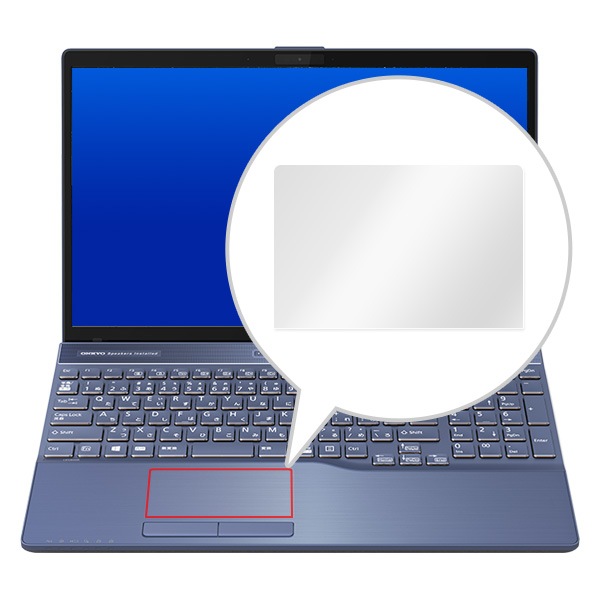 OverLay Protector for �ȥ�å��ѥå� LIFEBOOK AH AH45/C2