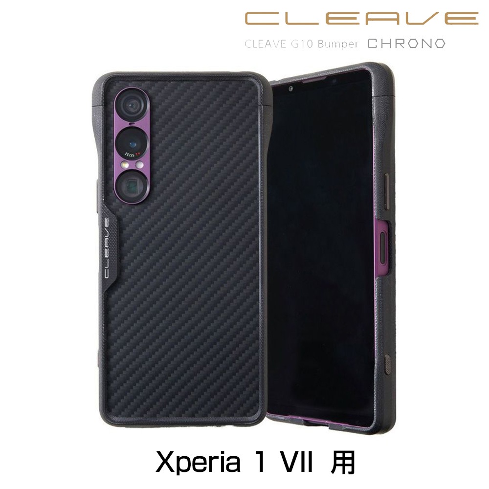 Xperia 1 VII  Хѡ CLEAVE G10 Bumper CHRONO for ڥꥢ  ֥ 磻쥹б