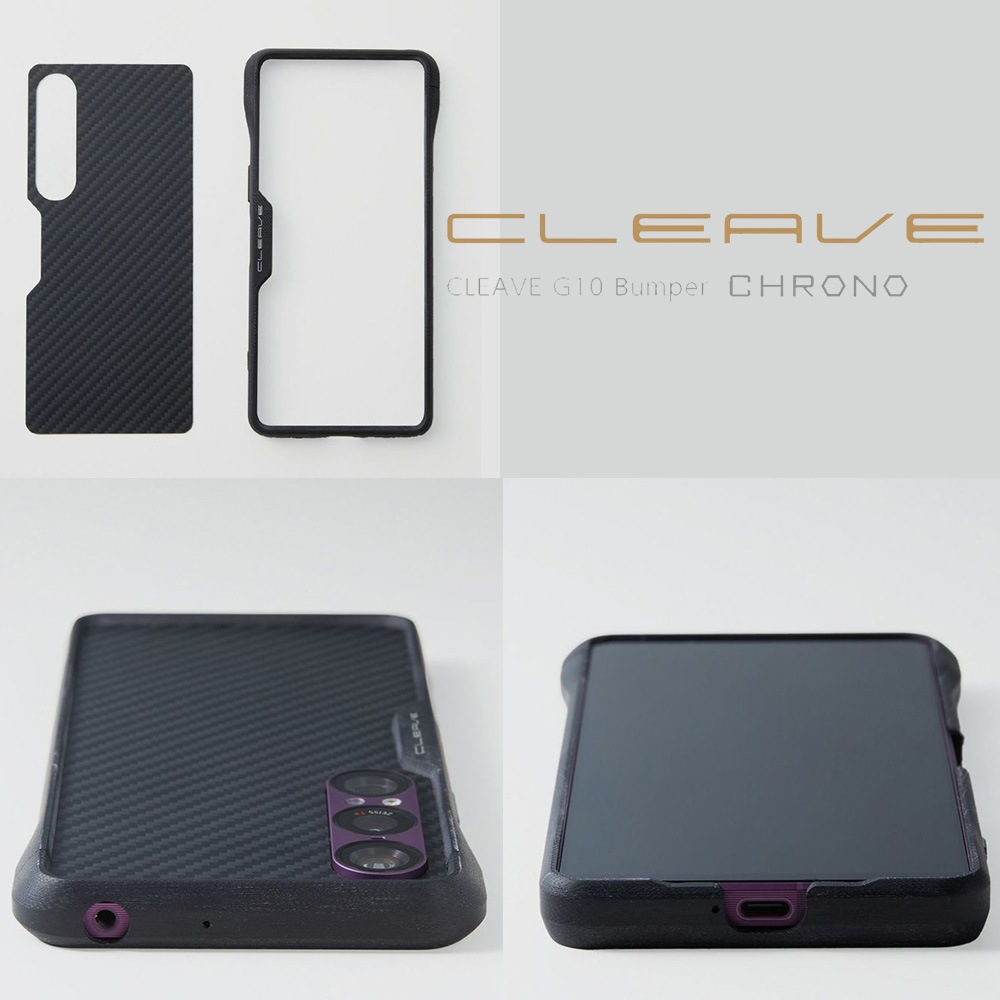 Xperia 1 VII  Хѡ CLEAVE G10 Bumper CHRONO for ڥꥢ  ֥ 磻쥹б