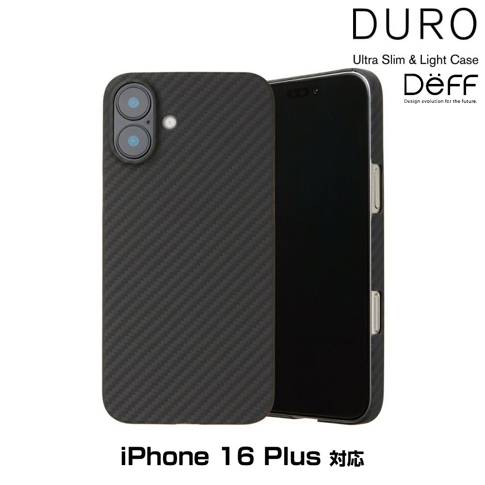 iPhone 16 Plus ߥݥ Ultra Slim & Light Case DURO for ե 16 ץ饹 磻쥹б Ķ  Ѿ׷ Deff ǥ