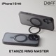 iPhone16 ETANZE RING MASTER for iPhone 16(�֥�å�) 360�ٲ�ž MagSafe��� ������� �ե��󥬡���� ��ǽ���ä��ϥ��֥�åɥ����� Deff �ǥ�����