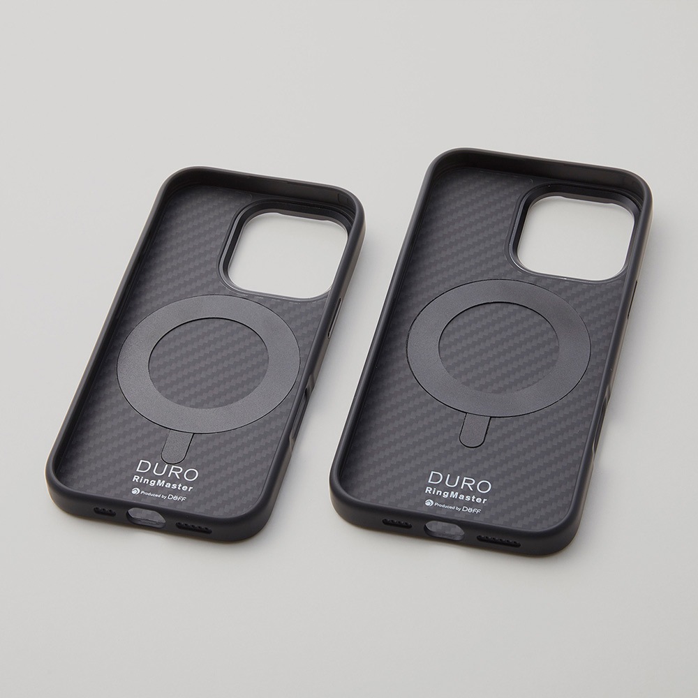 iPhone16Pro DURO RING MASTER for iPhone 16 Pro(�ޥåȥ֥�å�) 360�ٲ�ž MagSafe��� ������� �ե��󥬡���� ��ǽ���ä��ϥ��֥�åɥ����� Deff �ǥ�����