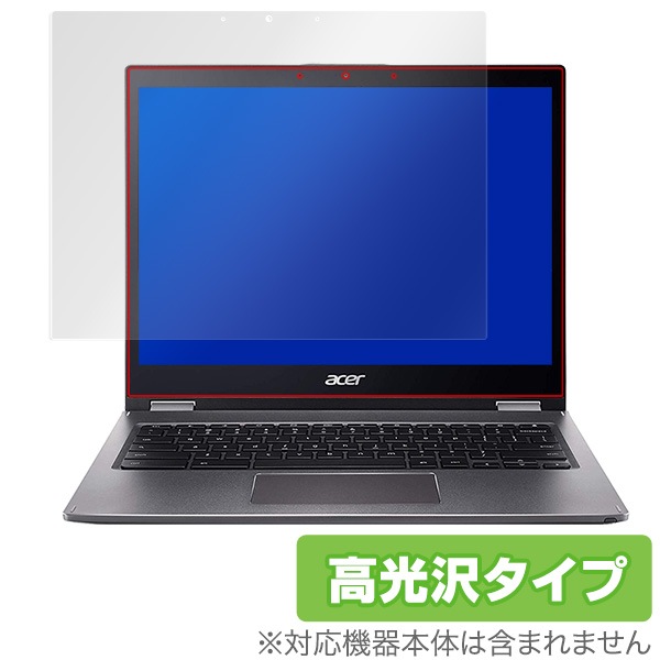 Acer Chromebook Spin 13 �� �ݸ� �ե���� OverLay Brilliant for Acer Chromebook Spin 13 �վ� �ݸ� ����� �������� ��������֥å�