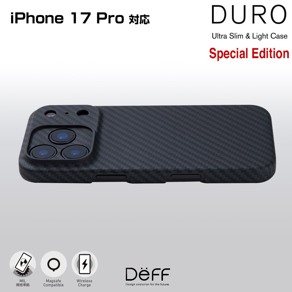 iPhone 17 Pro ����ߥ����ݥ����� DURO Special Edition for �����ե����� 17 �ץ� �磻��쥹�����б� ���� ���� �Ѿ׷� Deff �ǥ�����