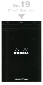 RHODIA �֥��å����ǥ��� �ɥåȥѥå� No 12(�֥�å����С����ɥå�����)