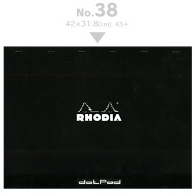 RHODIA �֥��å����ǥ��� �ɥåȥѥå� No 12(�֥�å����С����ɥå�����)