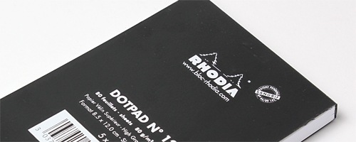 RHODIA �֥��å����ǥ��� �ɥåȥѥå� No 12(�֥�å����С����ɥå�����)