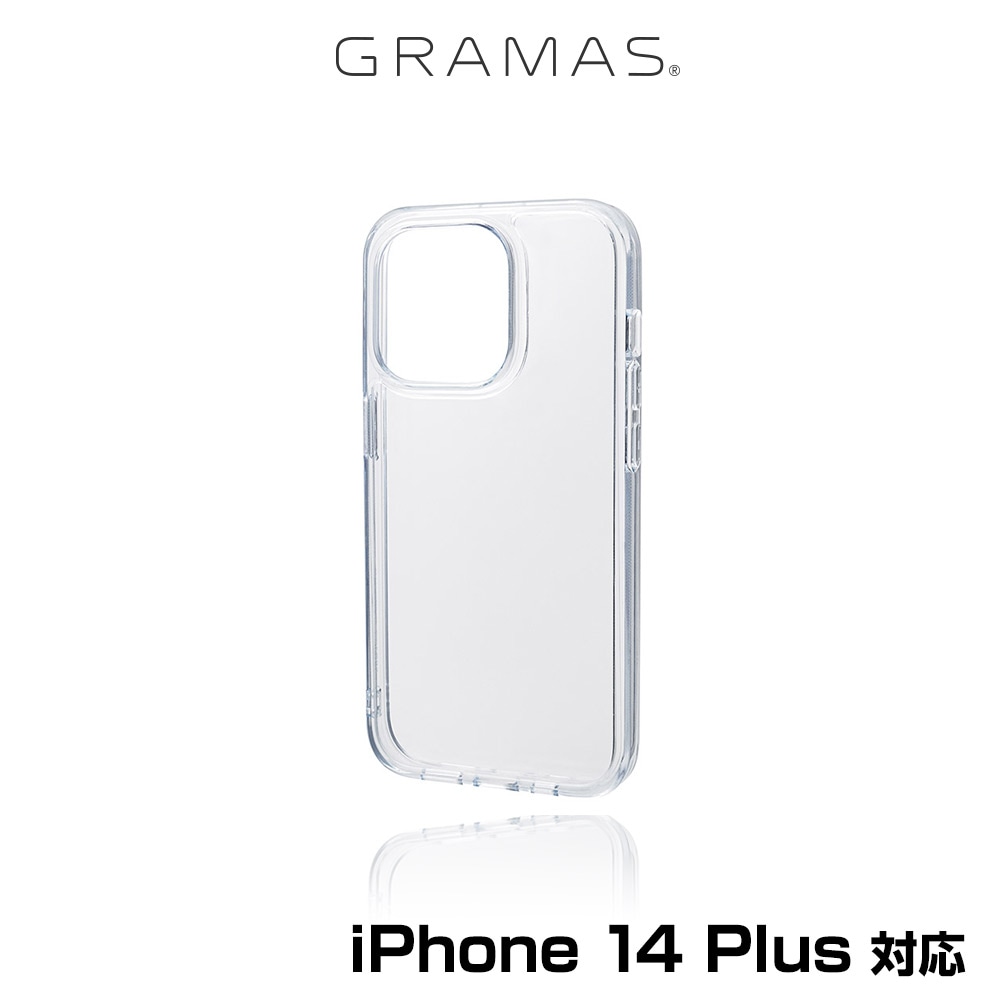 iPhone14 Plus ���̥��С� �����뷿������ GRAMAS COLORS Glassty ���饹�ϥ��֥�åɥ����� for iPhone 14 Plus �磻��쥹�����б�
