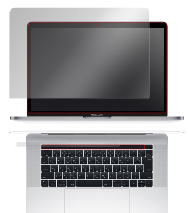 MacBook Pro 15 (2019/2018/2017/2016) Touch BarȤĤ  ݸ ե OverLay Eye Protector վ ݸ ܤˤ䤵 ֥롼饤 å