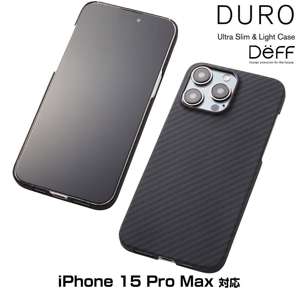 iPhone 15 Pro Max ߥݥ Ultra Slim & Light Case DURO for ե 15 ץ ޥå 磻쥹б Ķ  Ѿ׷ Deff ǥ