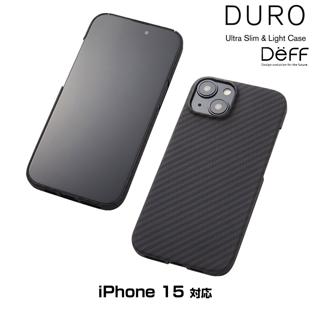 iPhone15 ����ߥ����ݥ����� Ultra Slim & Light Case DURO for �����ե����� 15 �磻��쥹�����б� Ķ���� ���� �Ѿ׷� Deff �ǥ�����