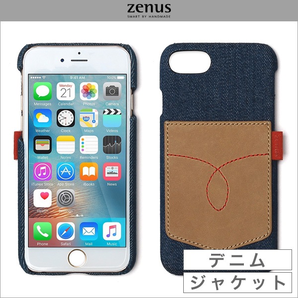 iPhoneSE 2 2020 ޥۥ Zenus Denim Vintage Pocket Bar for iPhone SE 2 (2020) / iPhone 8 / iPhone 7 եSE2 2020 ե8 ե7 Zenus(̥)