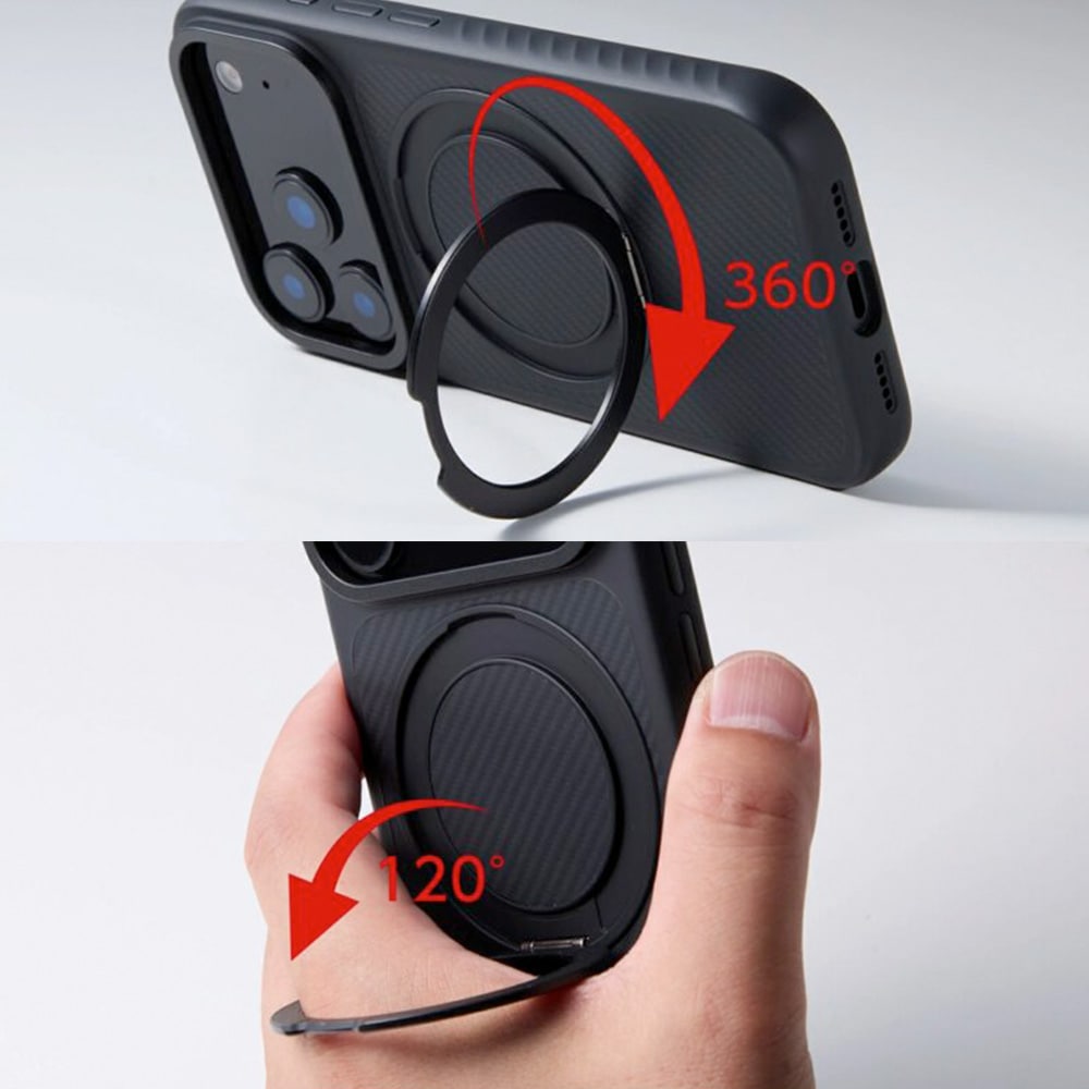 iPhone Air DURO RING MASTER for �����ե����� ������ (�ޥåȥ֥�å�) MagSafe��� �ե��󥬡���� �ϥ��֥�åɥ����� Deff