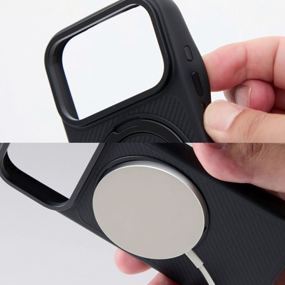 iPhone Air DURO RING MASTER for �����ե����� ������ (�ޥåȥ֥�å�) MagSafe��� �ե��󥬡���� �ϥ��֥�åɥ����� Deff