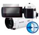 Panasonic ǥ4Kӥǥ ݸ ե OverLay Eye Protector for ѥʥ˥å HC-VX992MS HC-VX2M HC-VZX990M ¾ վݸ ֥롼饤ȥå