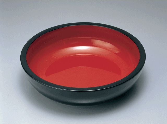 黒内朱 コネ鉢 66cm 山中塗 こね鉢 48cm 黒内朱 こね鉢