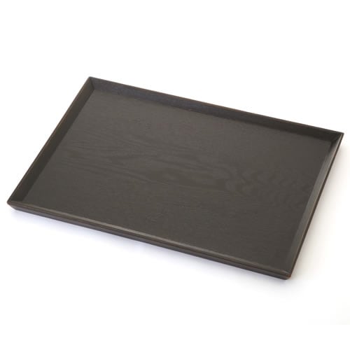 美品★10枚セット★業務用 黒いお盆 長方形トレー Amazon｜お盆 トレー 業務用 脇取盆 黒 L 30枚 セット_A8-673B