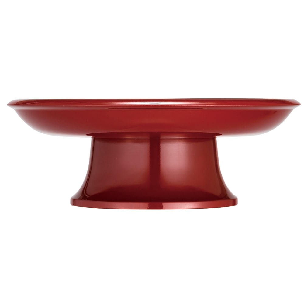 日本製】 紀州塗り 8寸 24cm 供物台 供え物台 仏具 仏壇用 朱塗 供え物