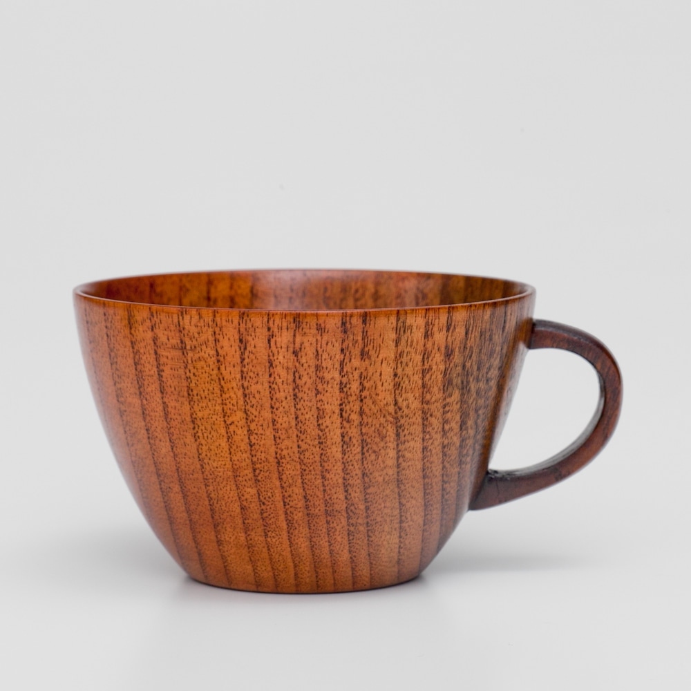 天然木製 小町コーヒーカップ 木目 漆塗り | カップ・茶器・酒器