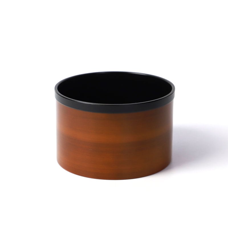 紀州塗り 茶こぼし 木目（小） 茶筒 日本茶 緑茶 茶道具 茶器 出がらし