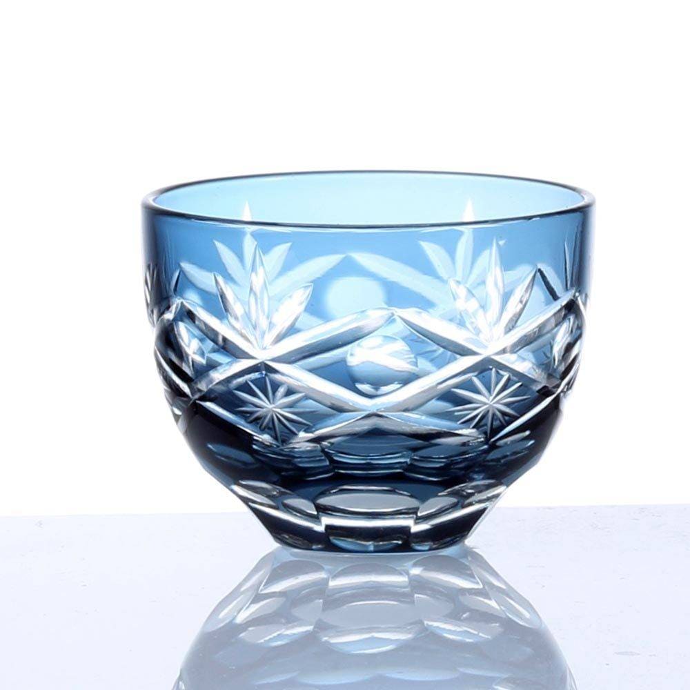 お猪口　年代もの　日本酒　きりこ　江戸キリコ　お猪口 切子 お猪口 おちょこ 日本酒 冷酒 お酒 ガラス 切子グラス ぐい飲み