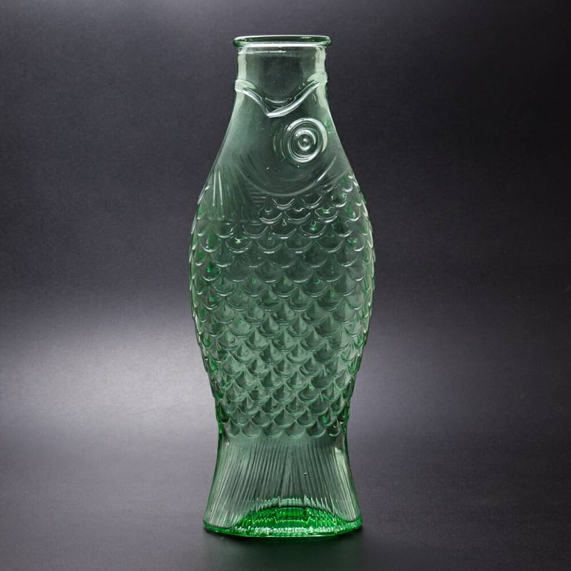 【ともたん⭐️大正ガラス・和ガラス】美品✴︎鯉の掛け花瓶　ウランガラス ともたん⭐️大正ガラス・和ガラス】美品✴︎鯉の掛け花瓶