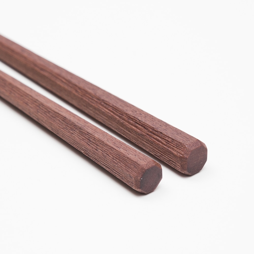 天然木製 箸 鬼に金棒 かすり アイアンウッド 24.5cm 食洗機対応 お箸